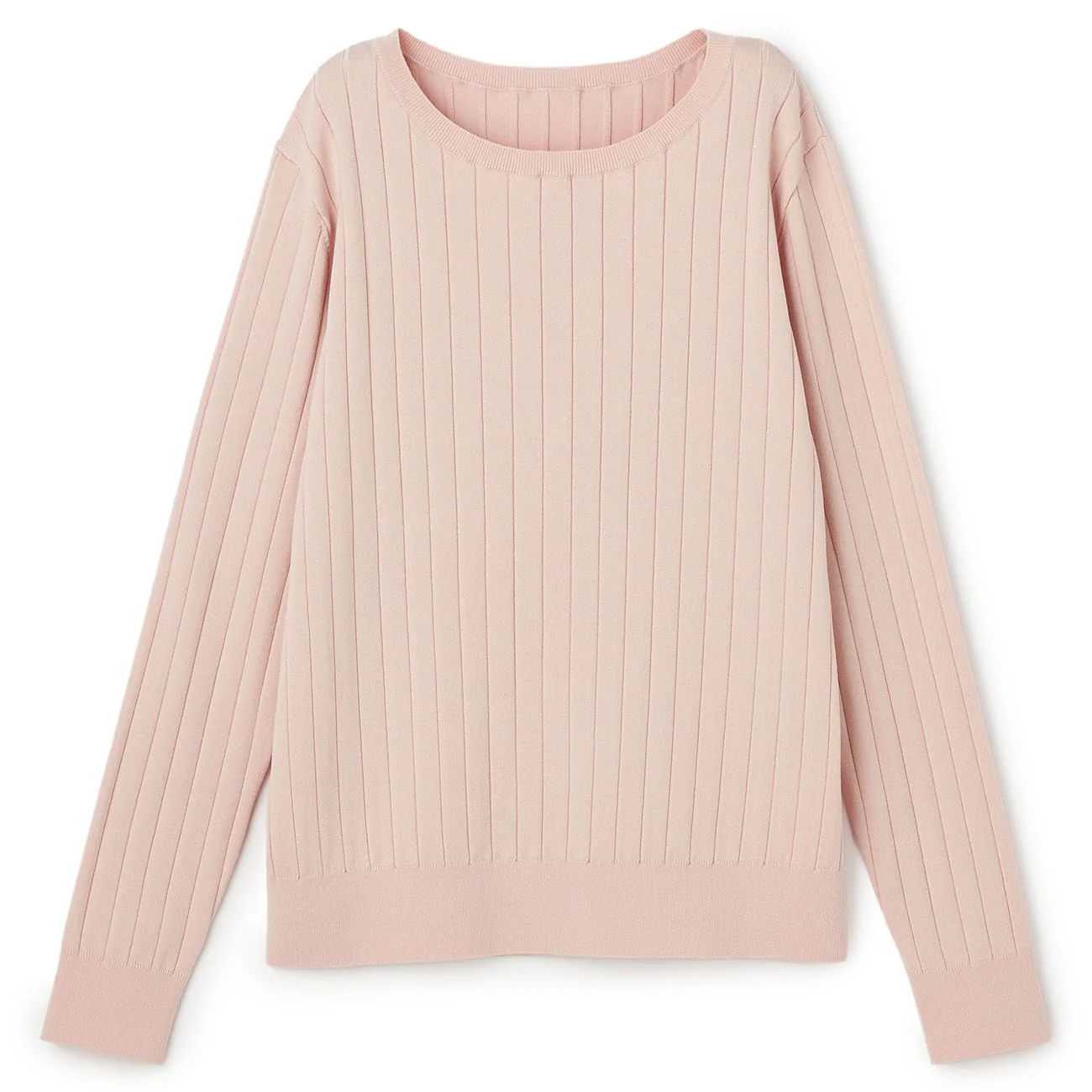 Rib Knit Boat Neck Sweater - Image 18