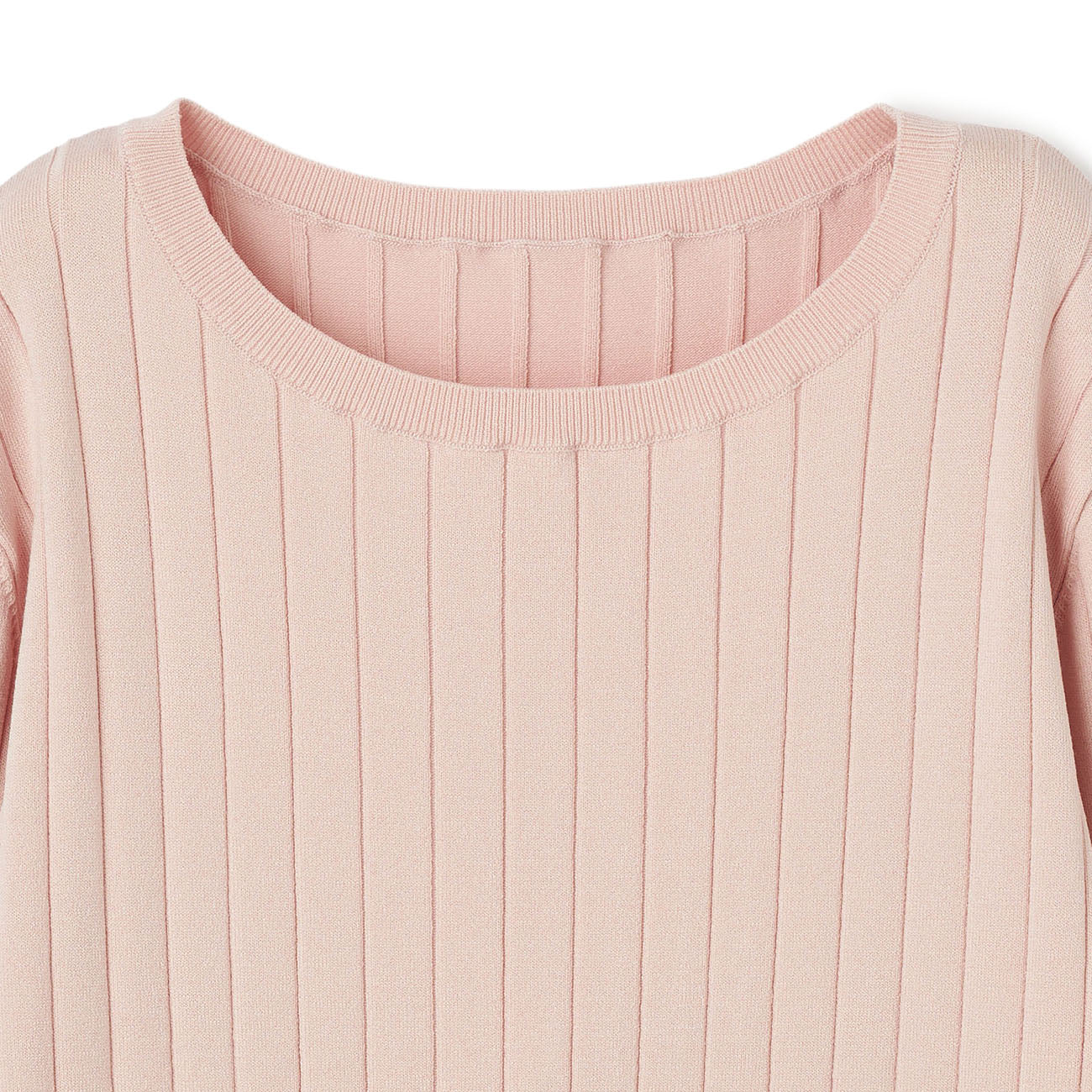 Rib Knit Boat Neck Sweater - Image 19