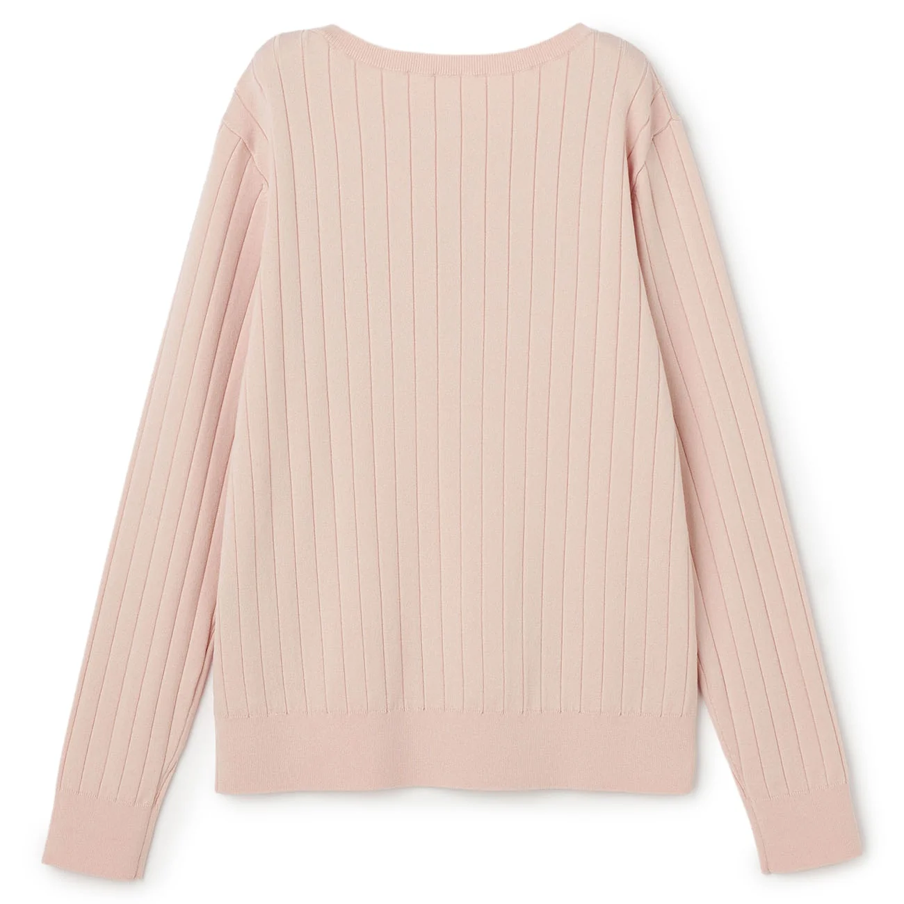 Rib Knit Boat Neck Sweater - Image 20