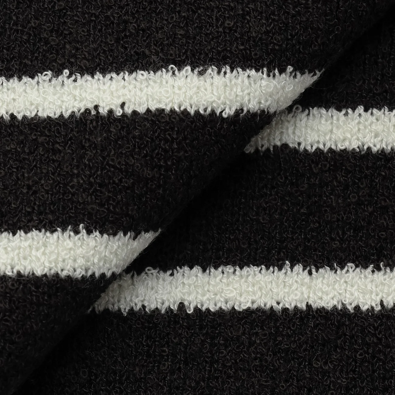 Stripe Knit Jacket - White/Black - Image 10