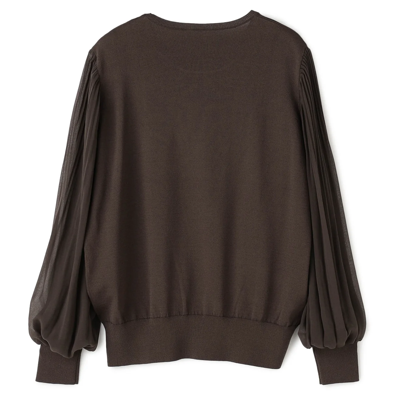 Sheer Sleeve Knit Top - Image 8