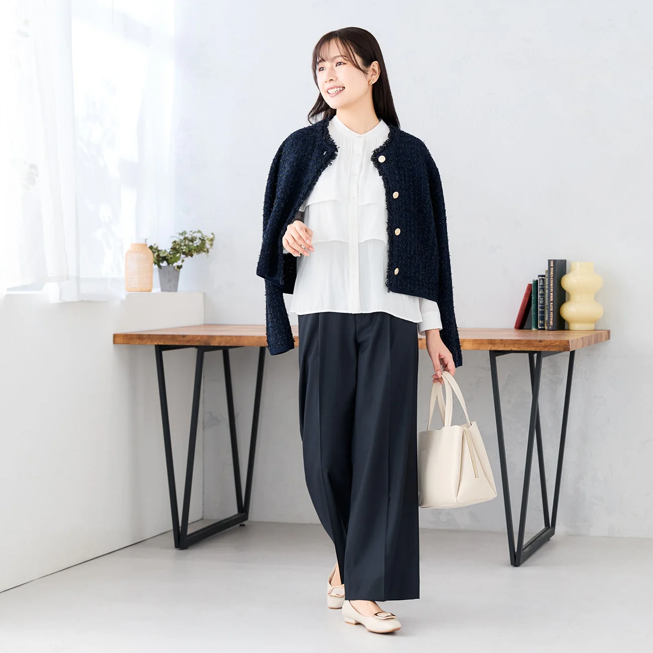 Tweed Knit Jacket - Image 4