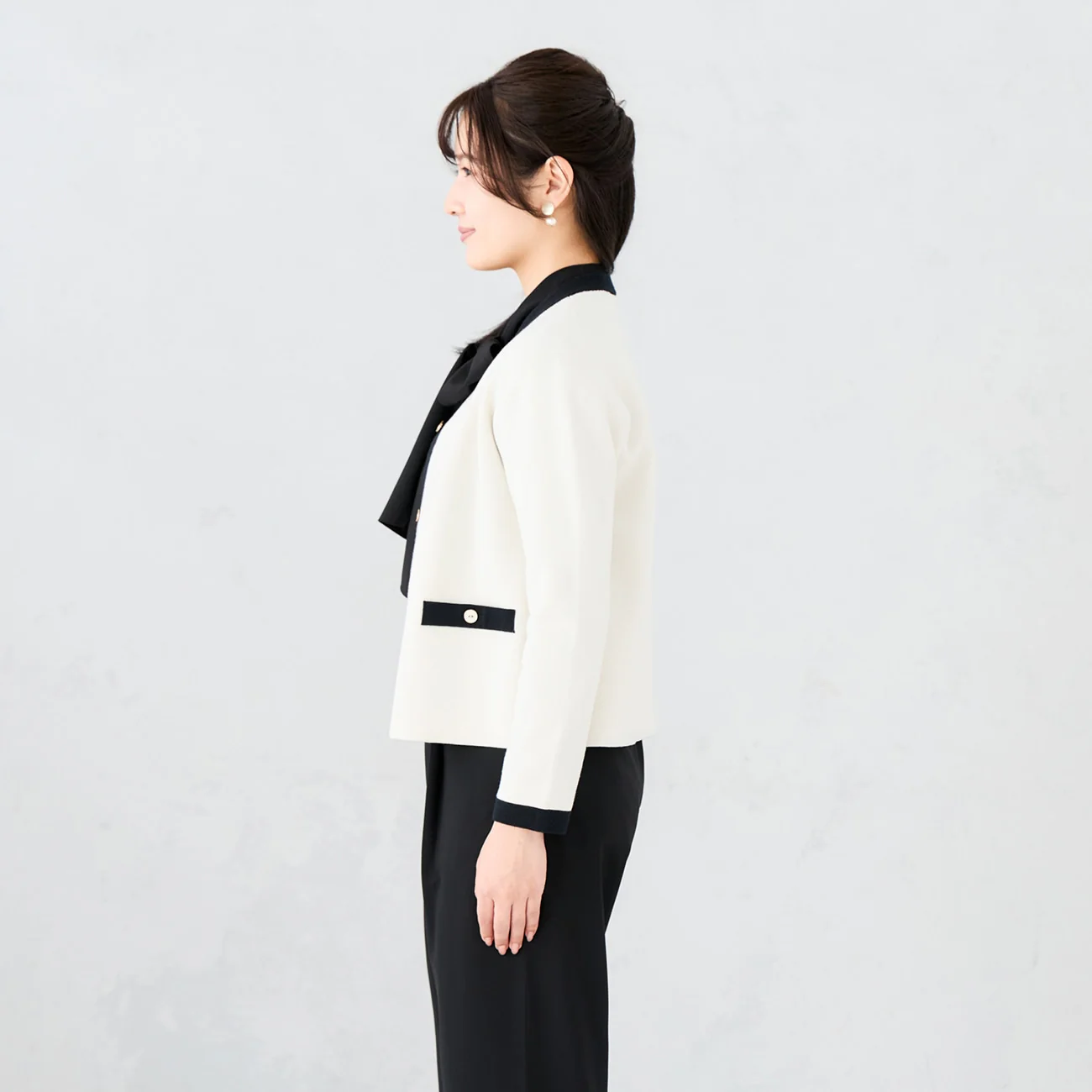 Color Block Knit Jacket - Image 11