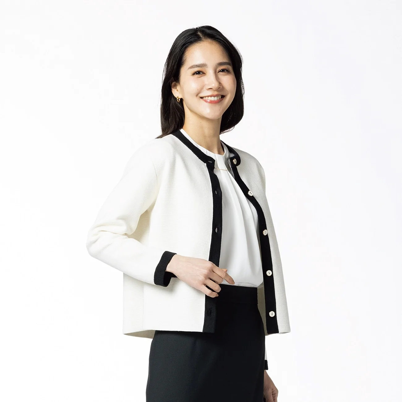 Color Block Knit Jacket - Image 13