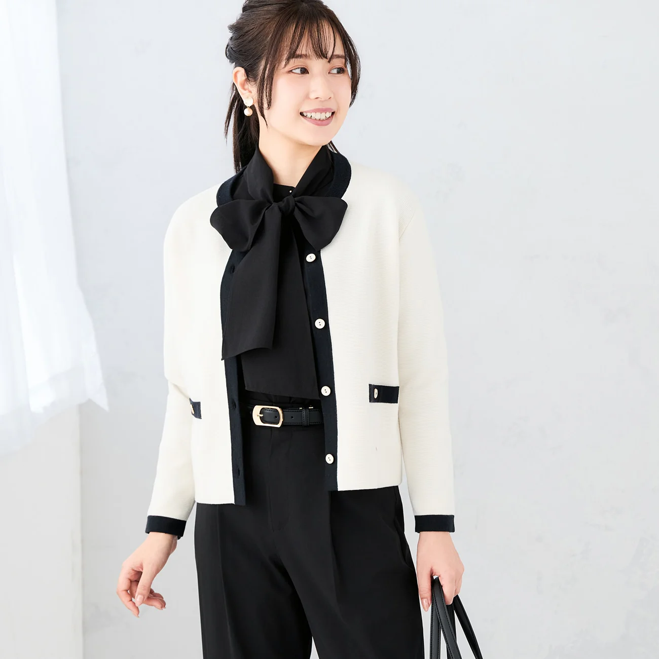 Color Block Knit Jacket - Image 9
