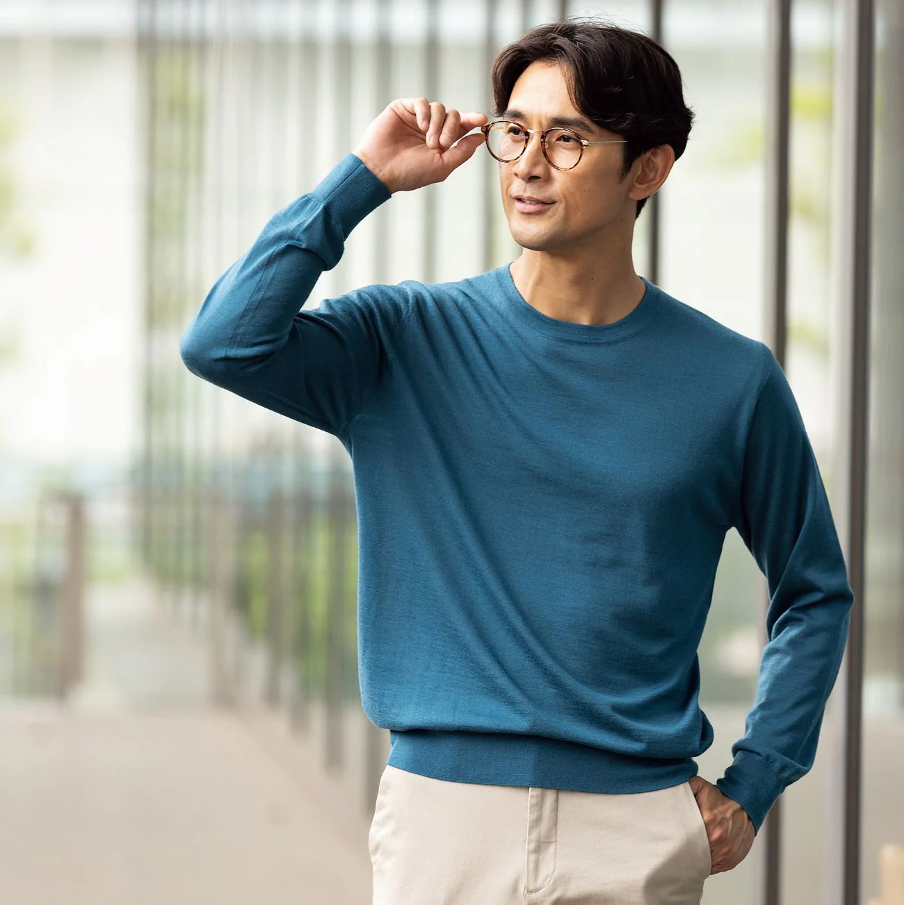 Premium Wool Crew Neck Sweater