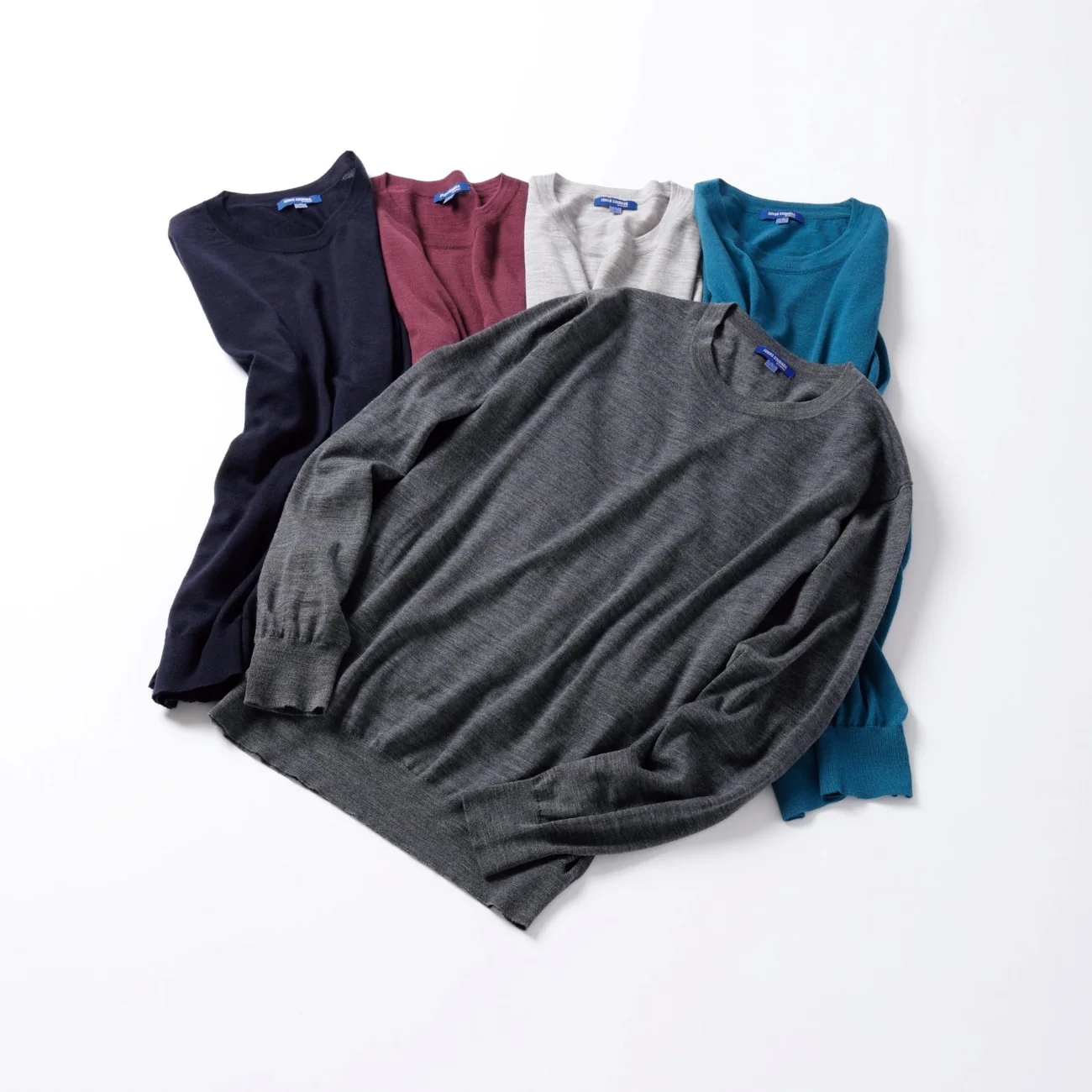 Premium Wool Crew Neck Sweater - Image 19