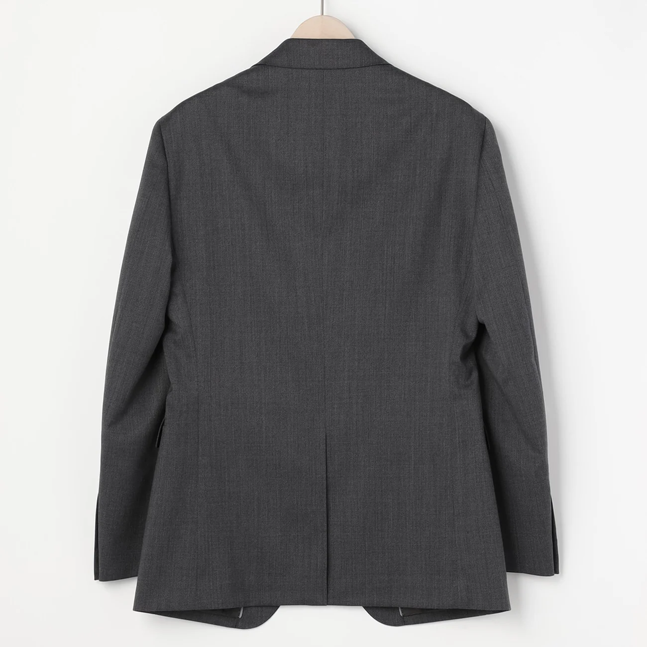 Wool Blend Kersey Suit - Medium Gray - Image 2