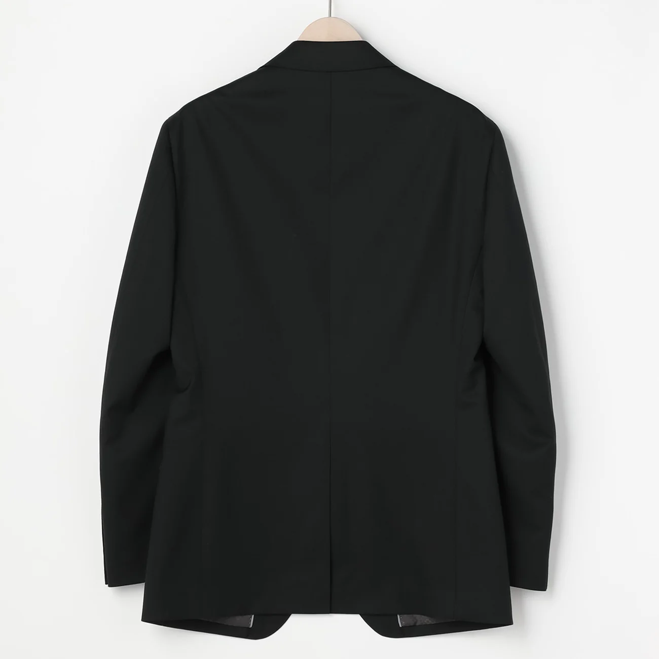 Lustrous Wool Blend Suit with Side Adjuster - Khaki - Image 2