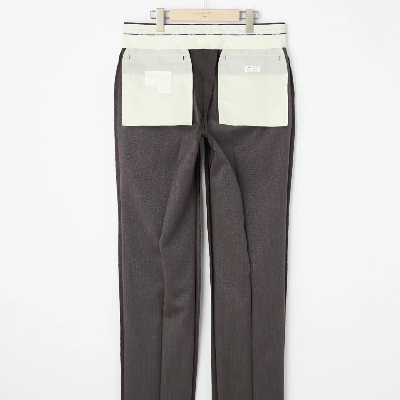 Wool Blend Pinhead Suit - Brown - Image 12