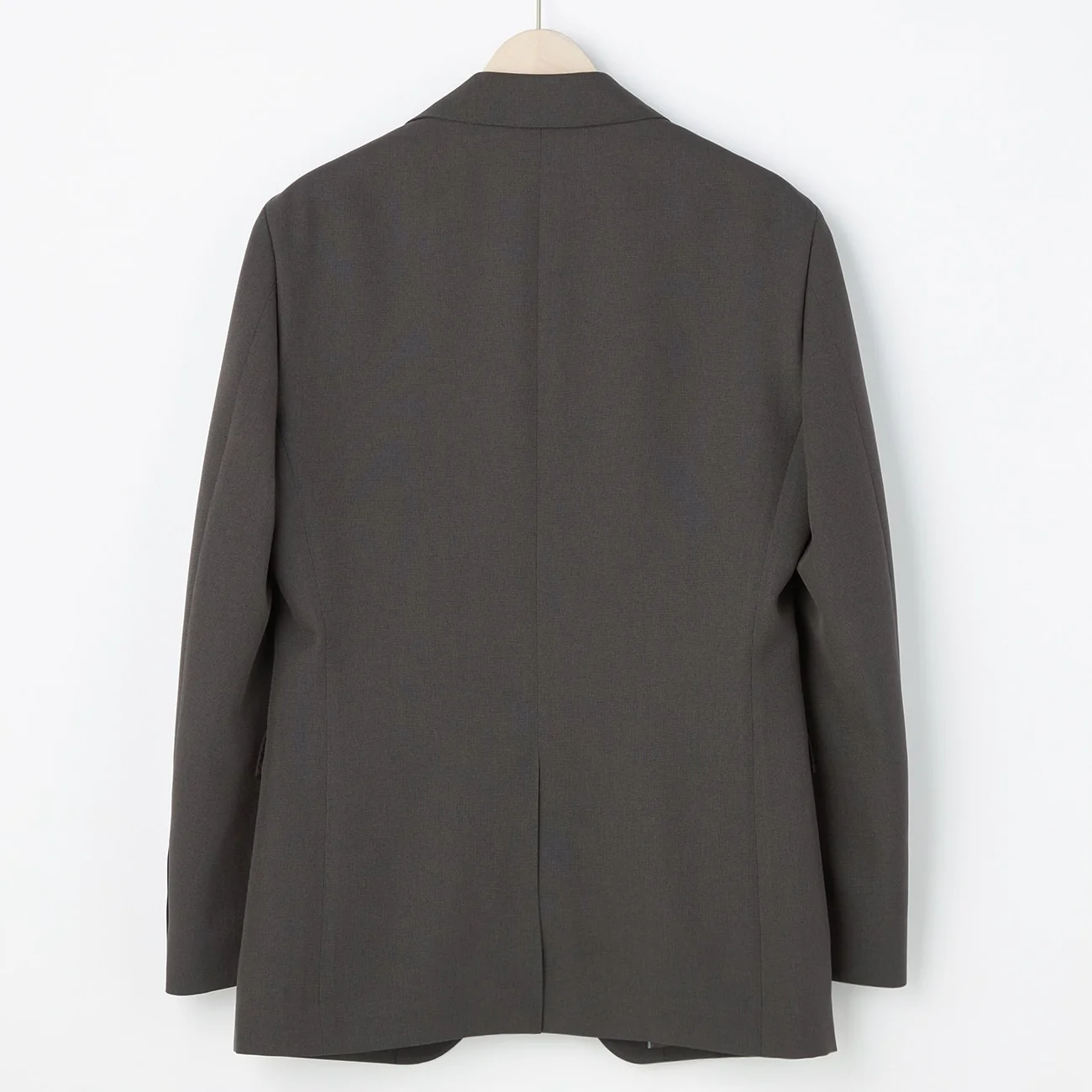 2-Pants Washable Pinhead Suit - Charcoal Gray - Image 2