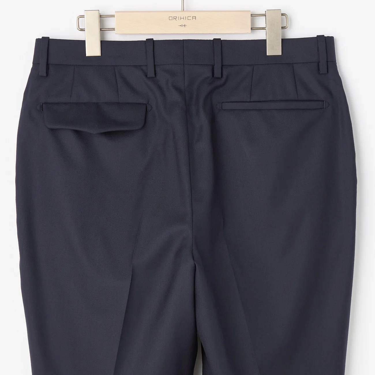 LUXE Line Super 140's Wool Suit - Navy - Image 10