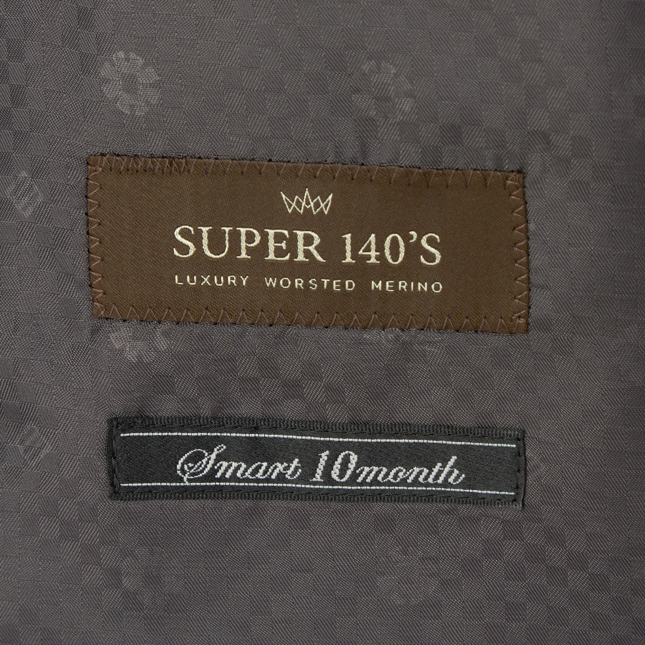 LUXE Line Super 140's Wool Suit - Navy - Image 13