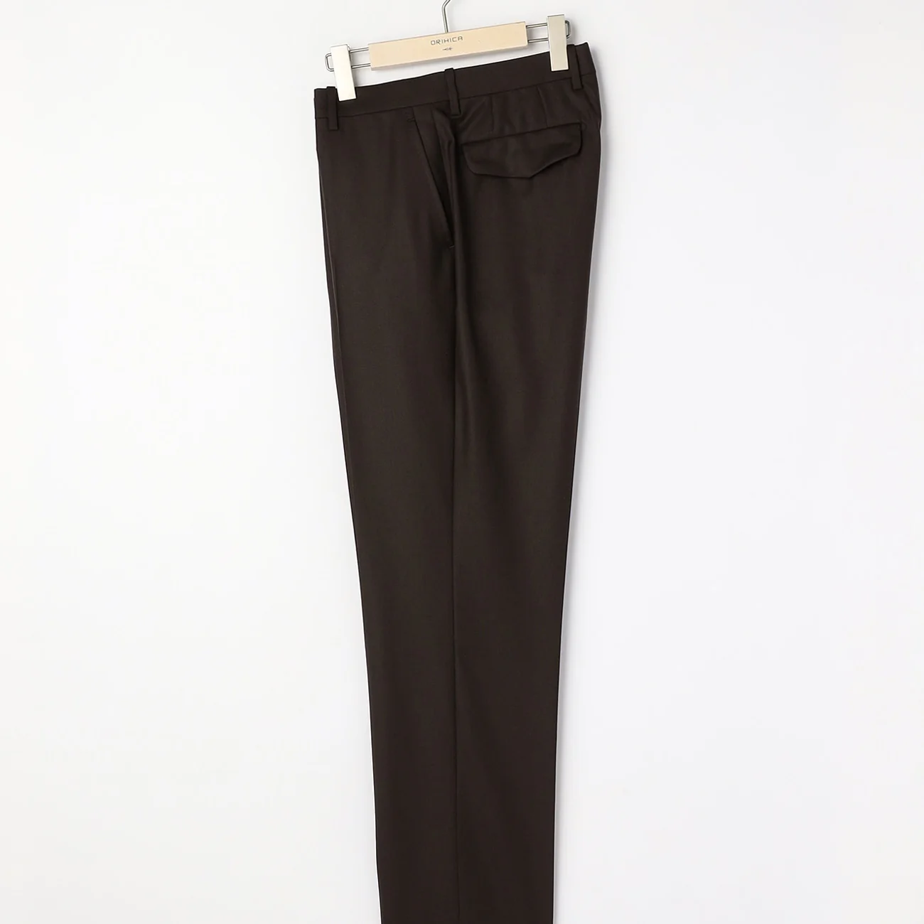 LUXE Line Super 140's Wool Suit - Brown - Image 8