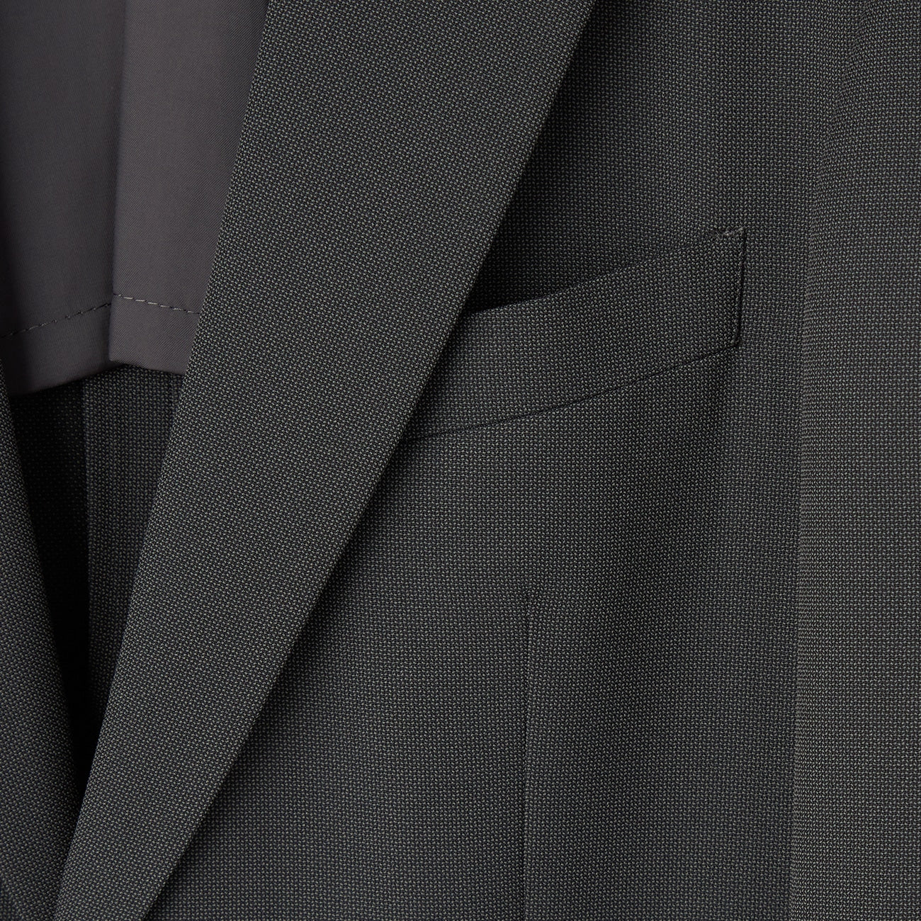 Washable Plain Suit - Medium Gray - Image 3
