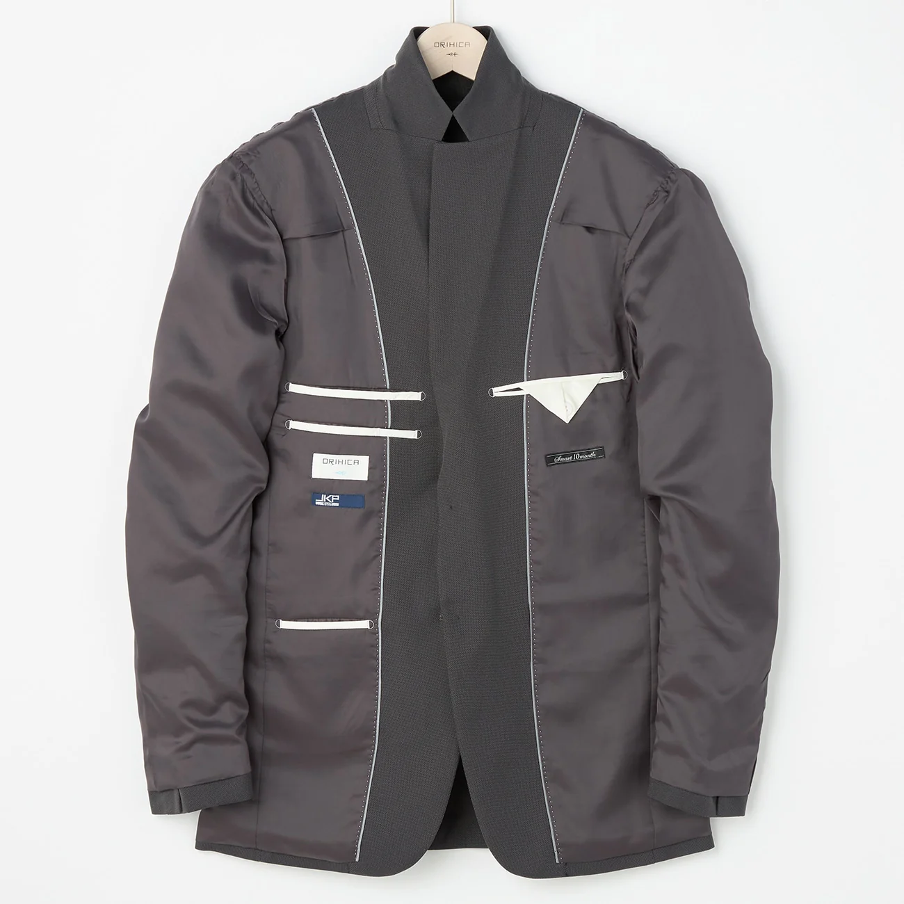 Washable Plain Suit - Medium Gray - Image 6