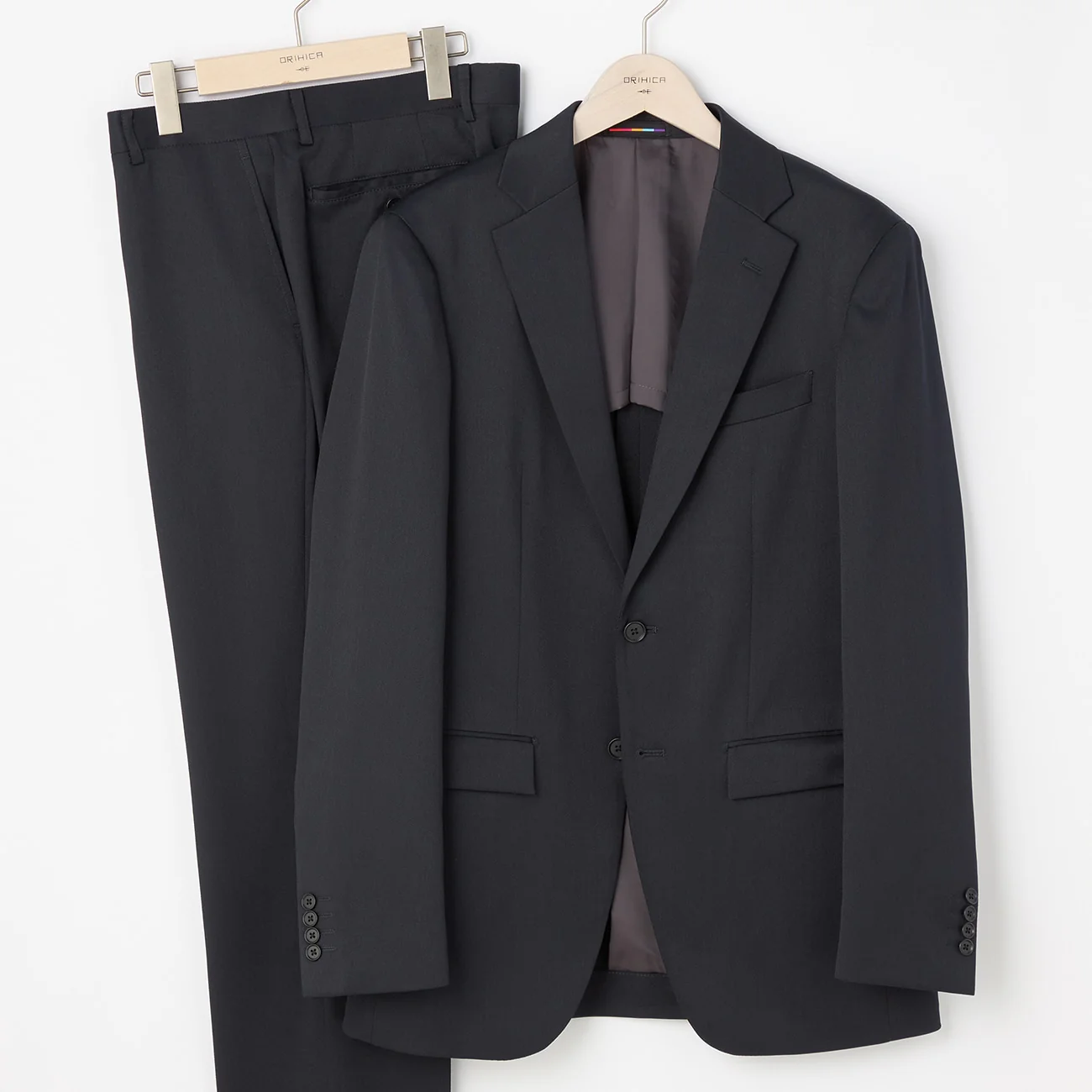 Washable Twill Suit - Navy