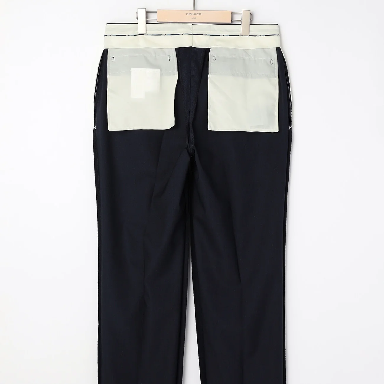 Wool Blend Twill Suit - Navy - Image 12