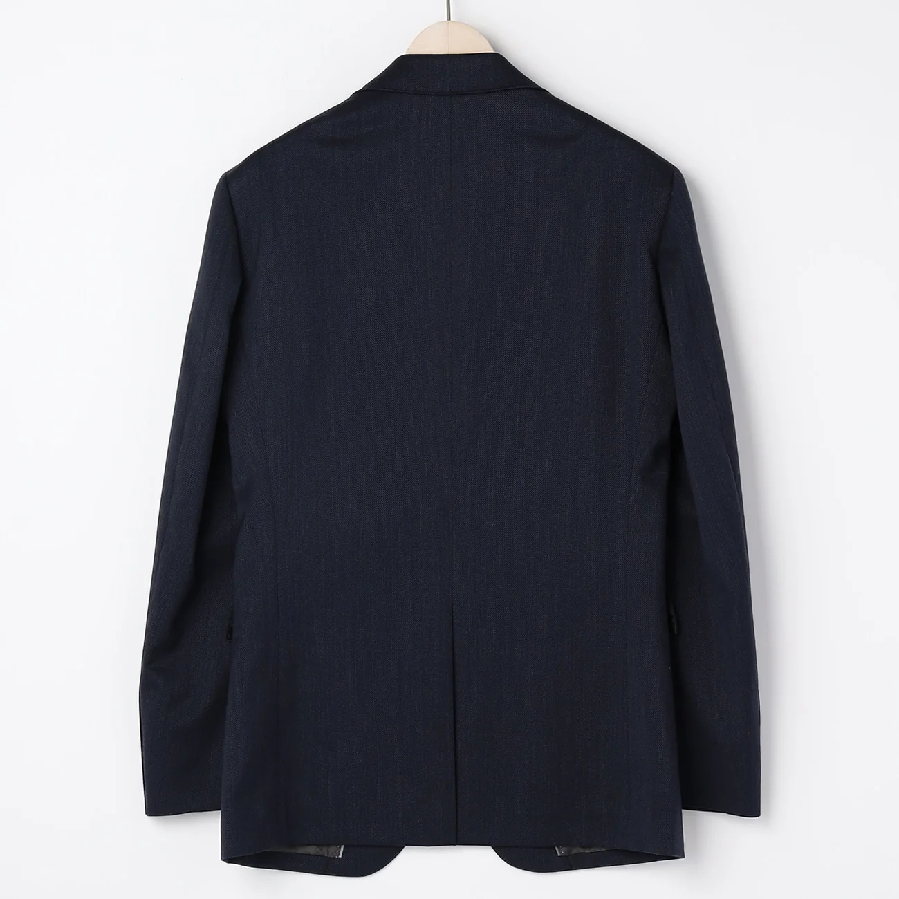 Wool Blend Twill Suit - Navy - Image 2