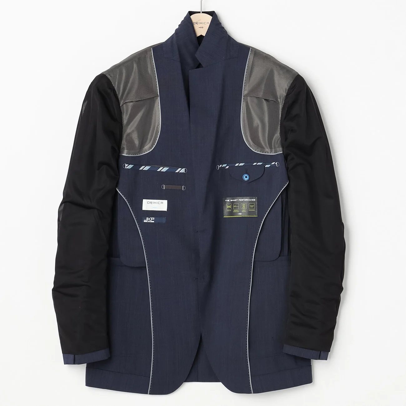 Two-pants High breathability Suit with Side Adjusters - Navy - Image 6