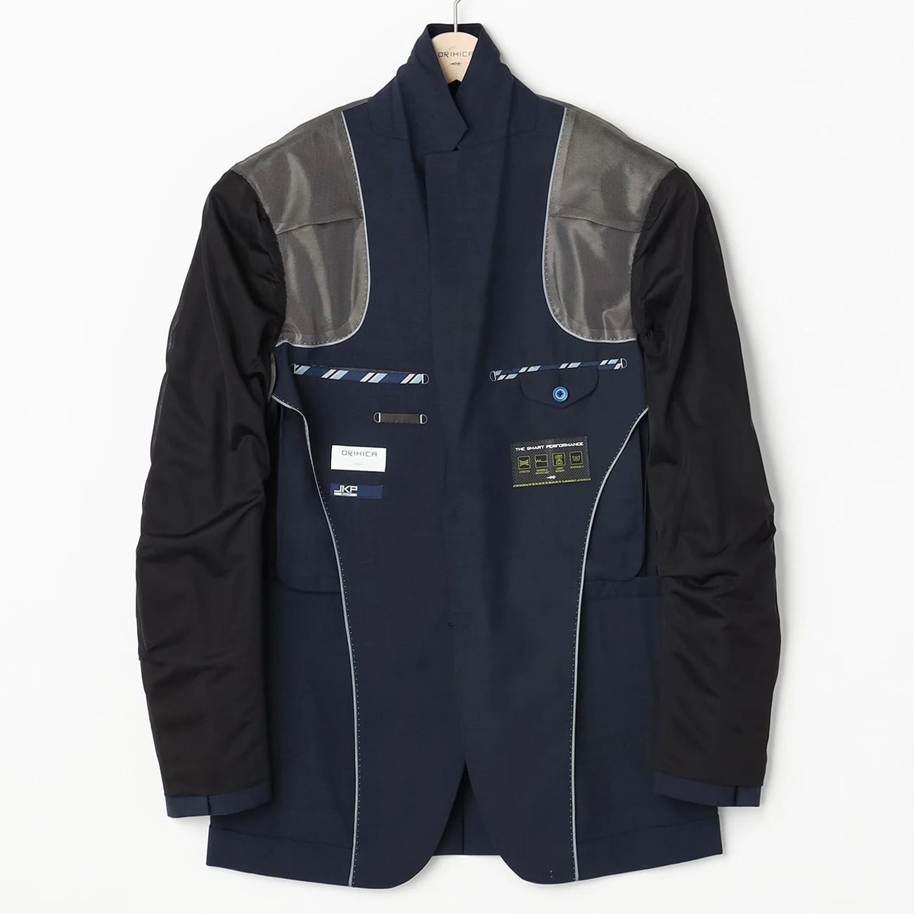 Two-pants High breathability Suit with Side Adjusters - Navy - Image 6