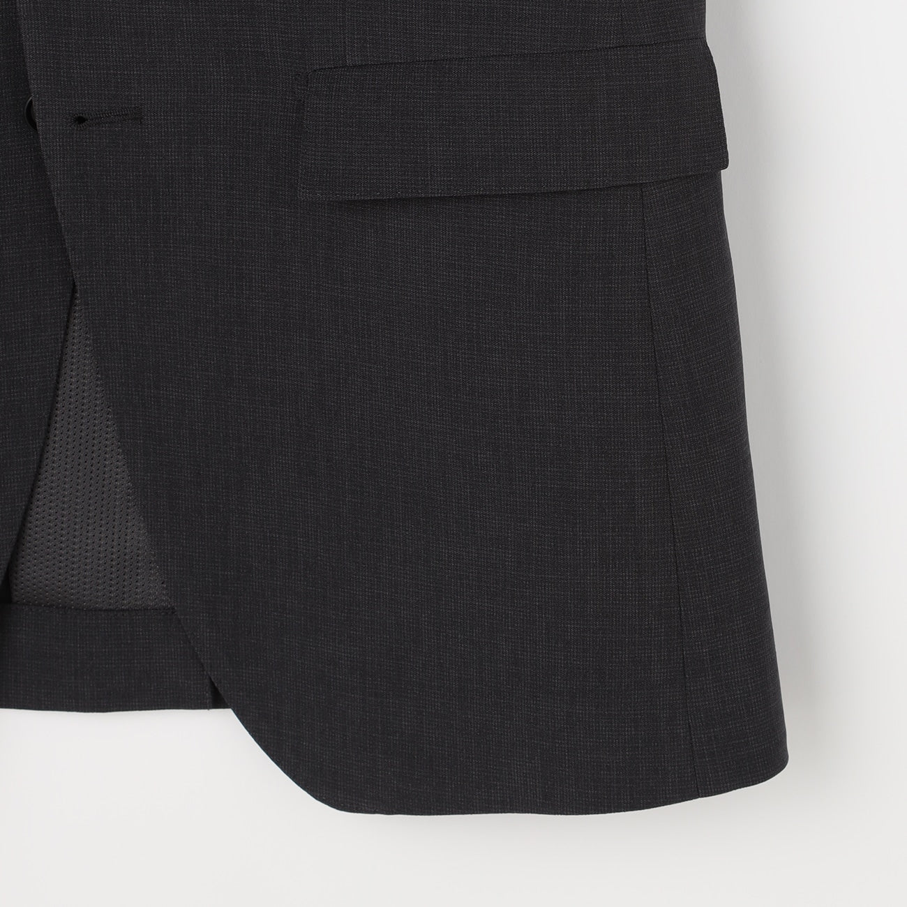 Two-pants High Breathability Houndstooth Suit - Medium Gray - Image 5