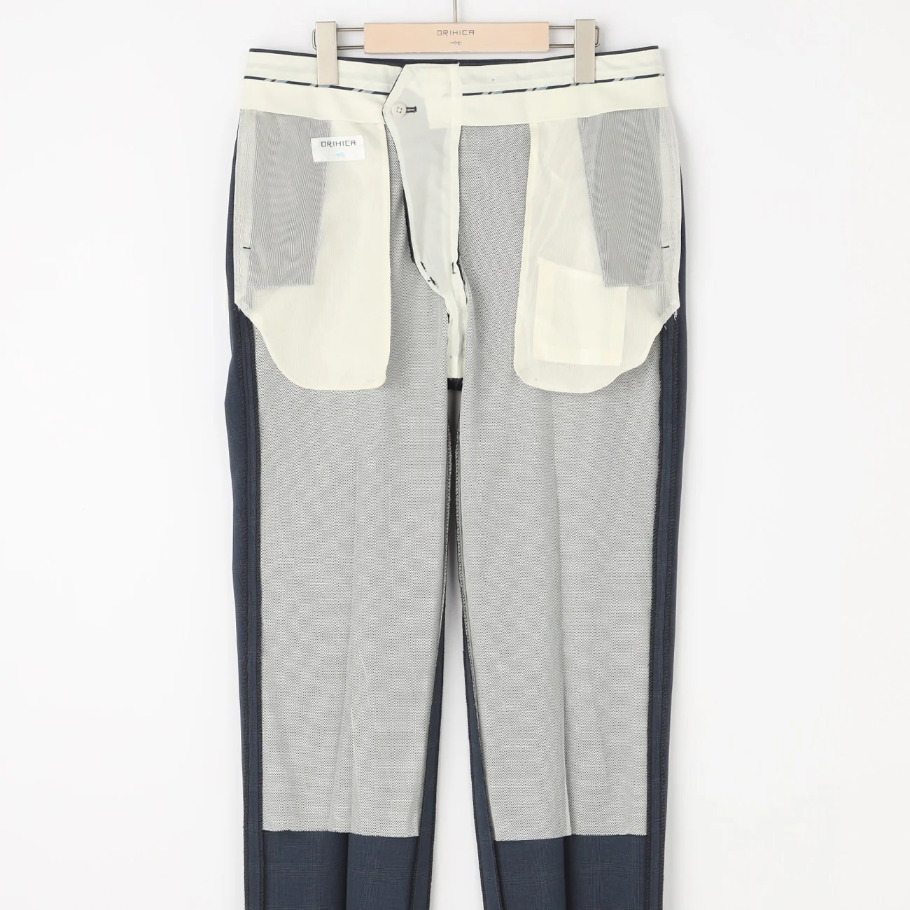 High Breathability Glen Plaid Suit - Blue - Image 11