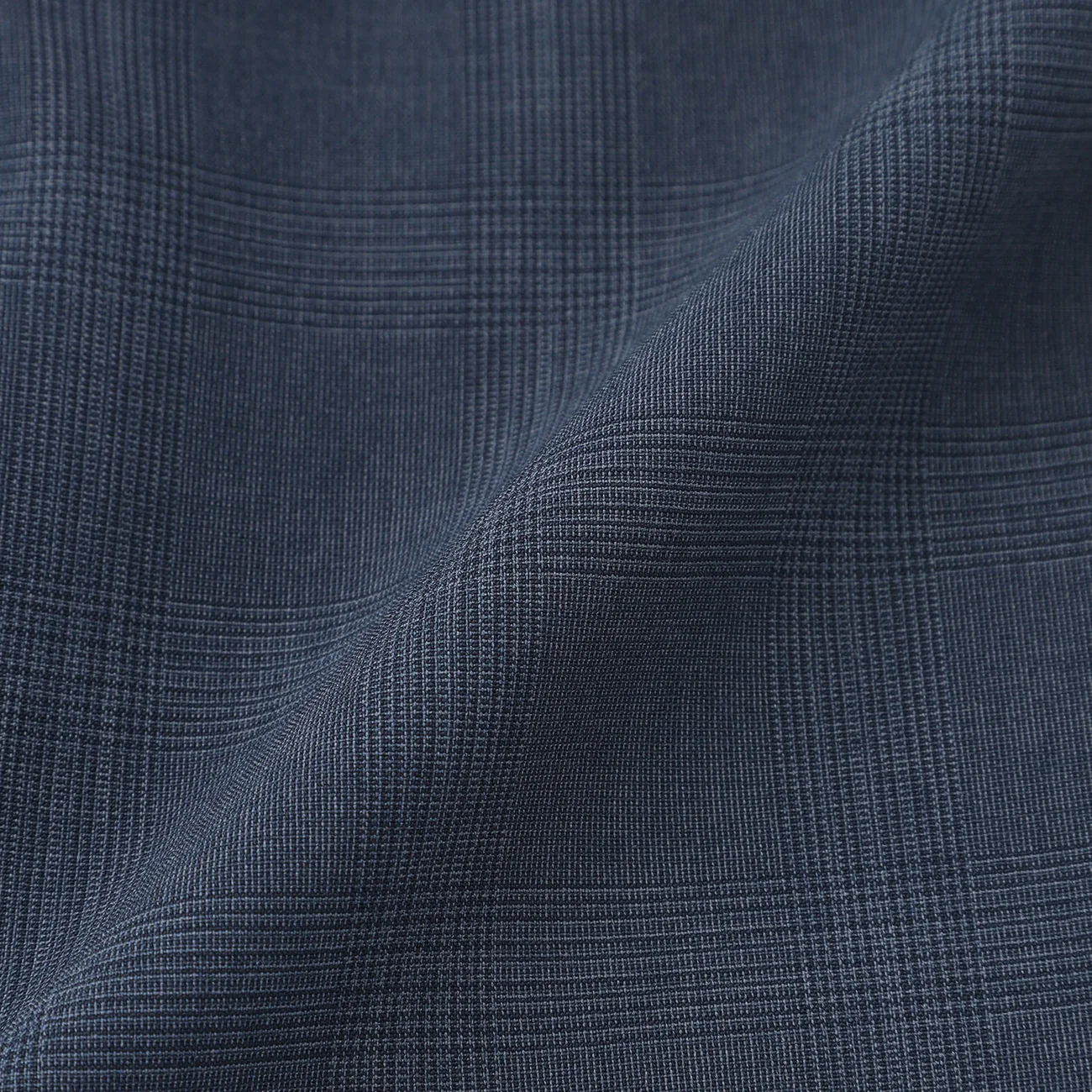 High Breathability Glen Plaid Suit - Blue - Image 13