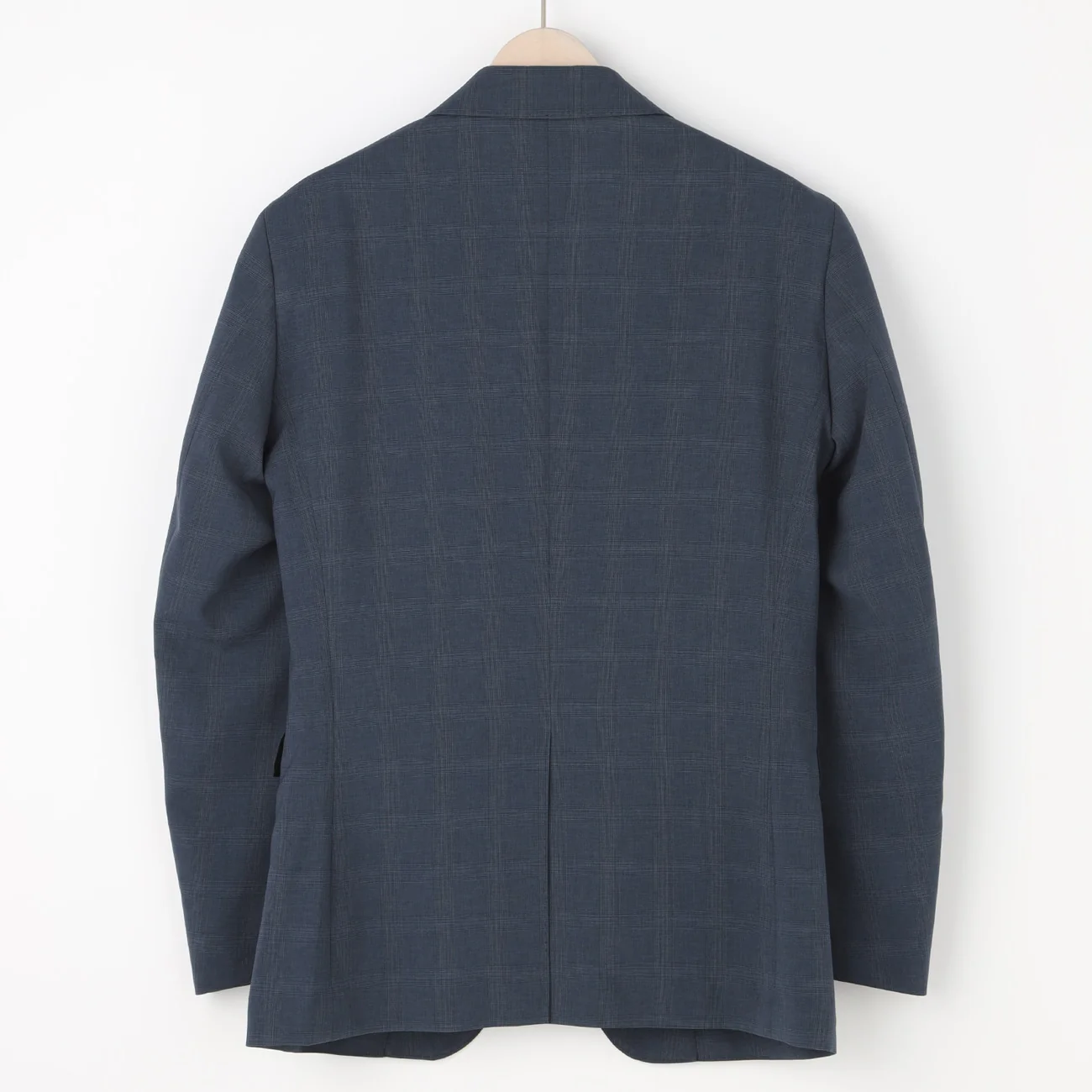 High Breathability Glen Plaid Suit - Blue - Image 2