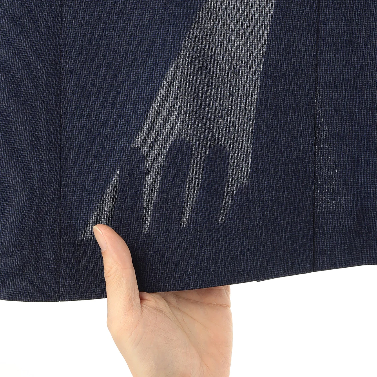 High-breathability Houndstooth Suit - Navy - Image 14