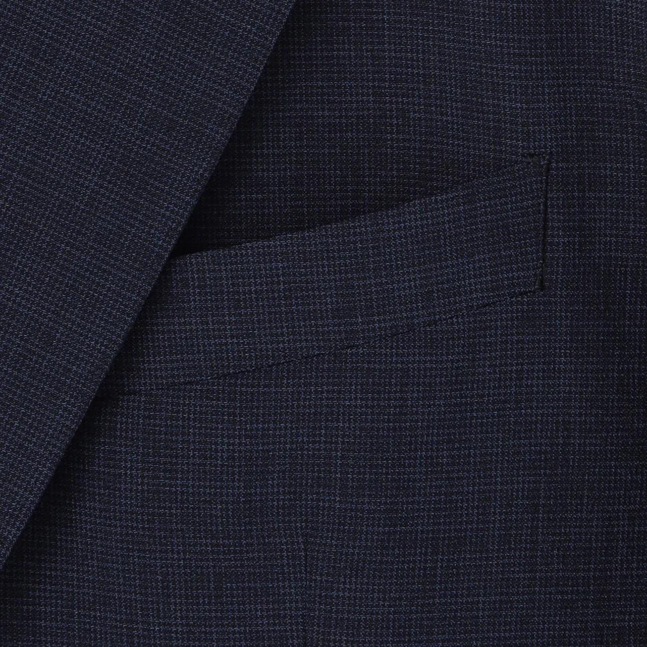 High-breathability Houndstooth Suit - Navy - Image 3