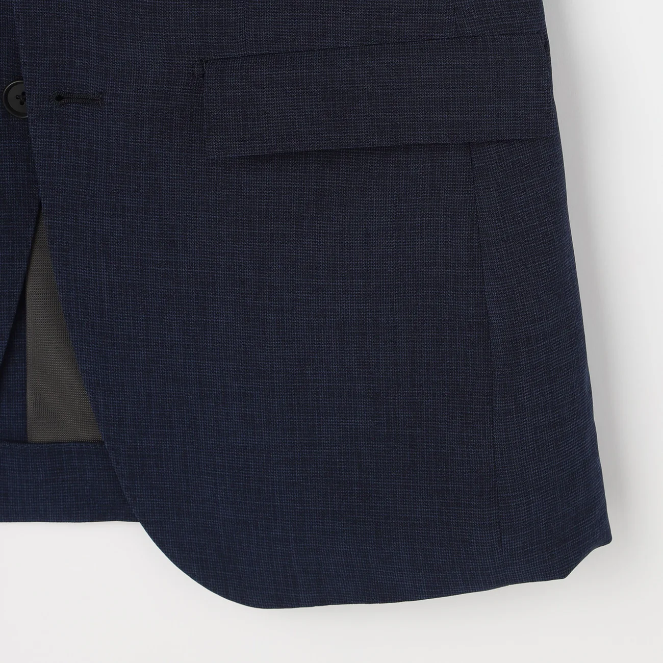 High-breathability Houndstooth Suit - Navy - Image 5