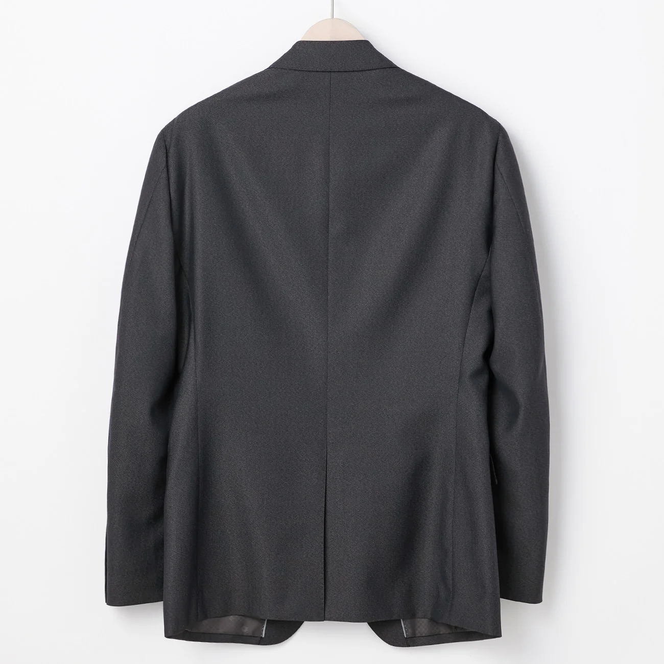 Wool Blend 2-Button Suit with Side Adjusters - Charcoal Gray - Image 3