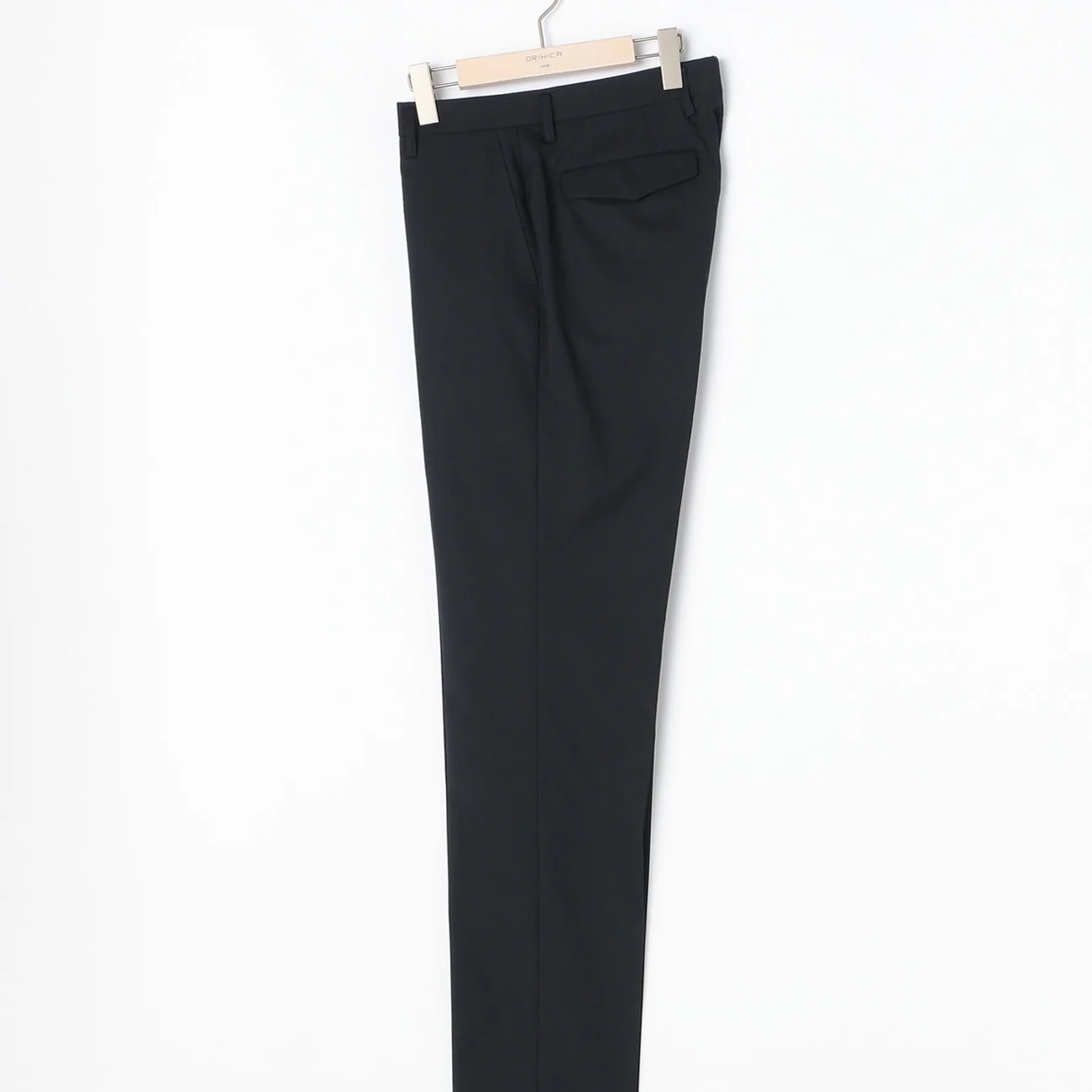 Shadow Stripe Wool Blend Suit with 2-Pant - Navy - Image 8