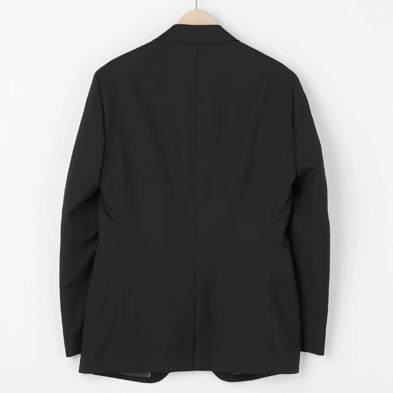 Japanese Fabric Wool Blend Reversible 3-Piece Suit with Adjuster - Black - Image 9