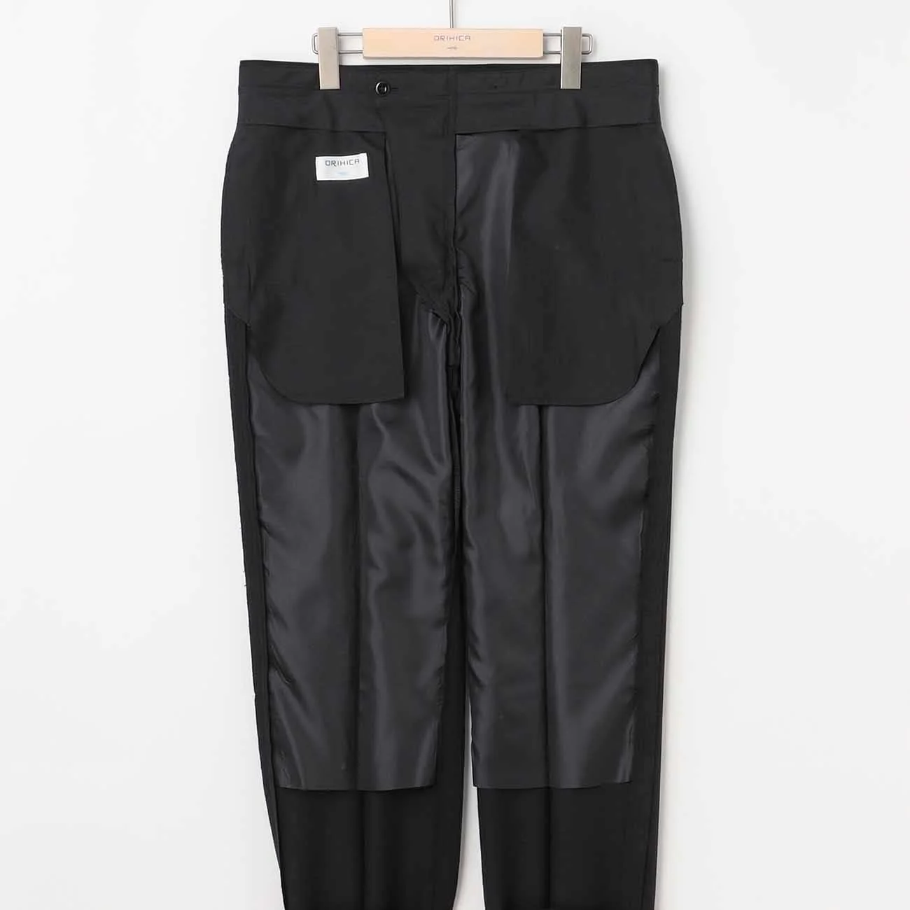 Washable Shadow Stripe 2-Button Suit - Black - Image 12