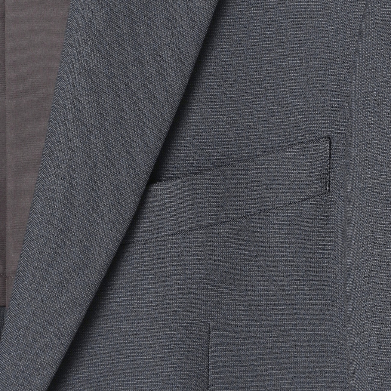 WashableTextured 2-Button Suit - Medium Gray - Image 4