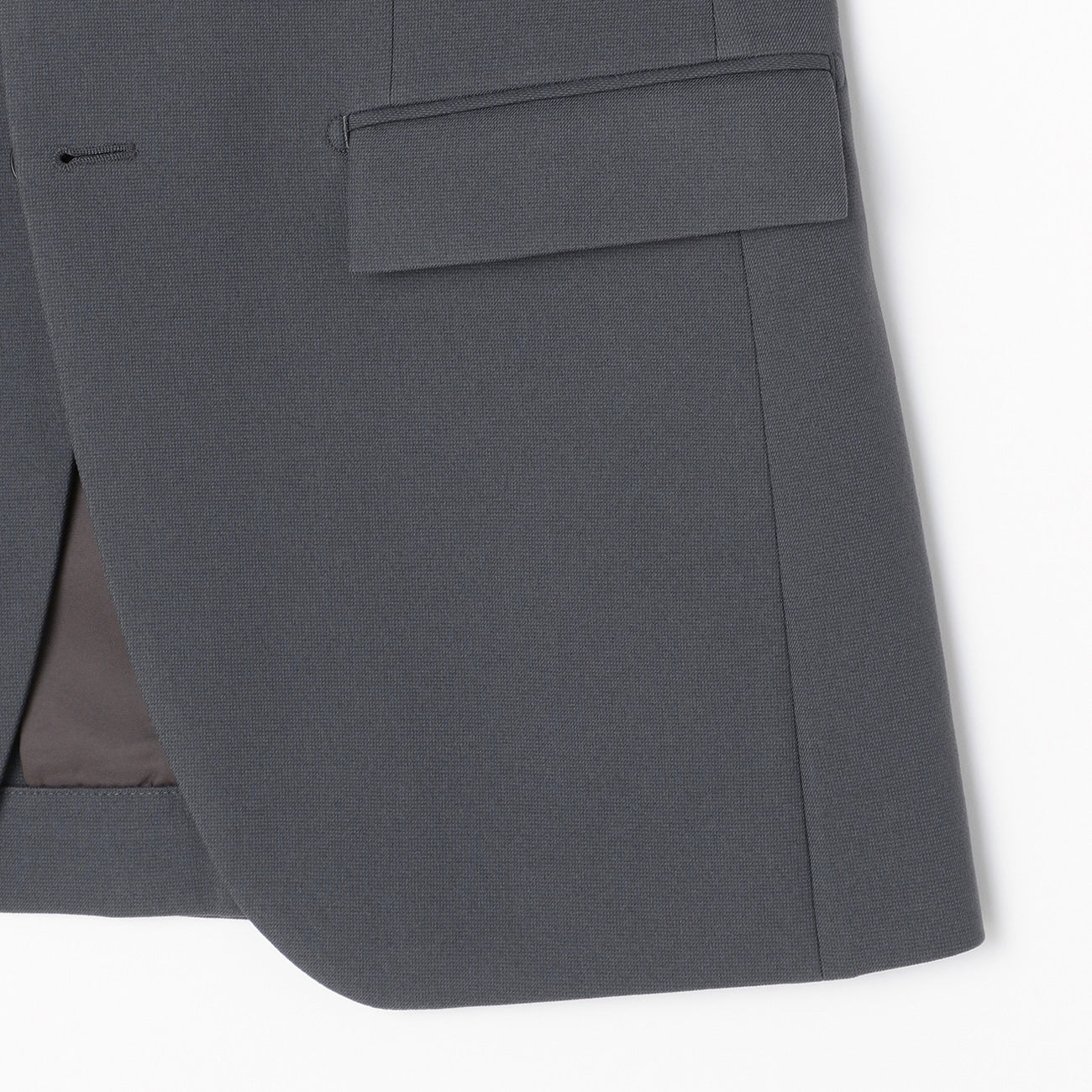 WashableTextured 2-Button Suit - Medium Gray - Image 6