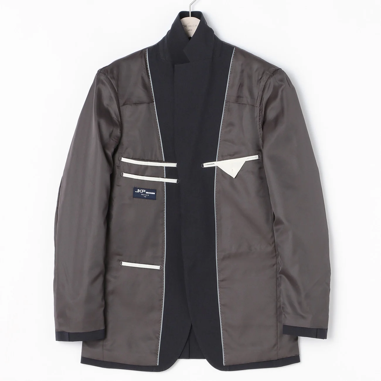 Washable Check 2-Button Suit - Navy - Image 7