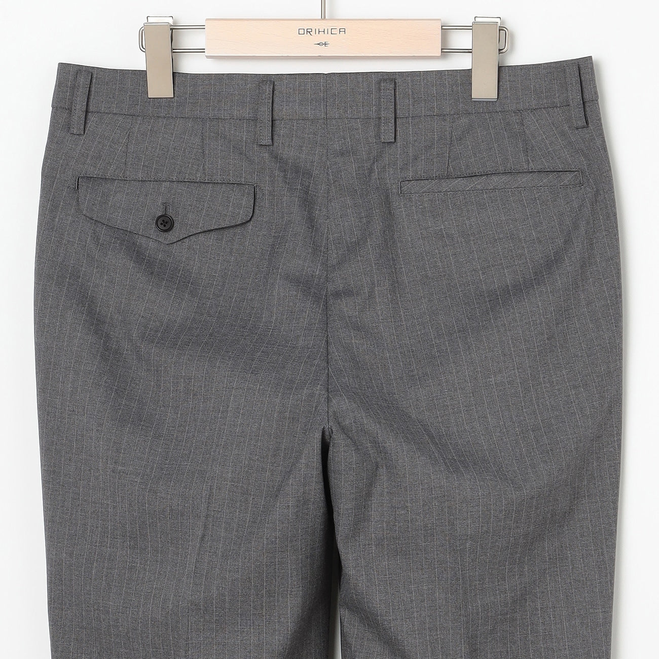 Washable Stretch Stripe Suit - Light Gray - Image 11