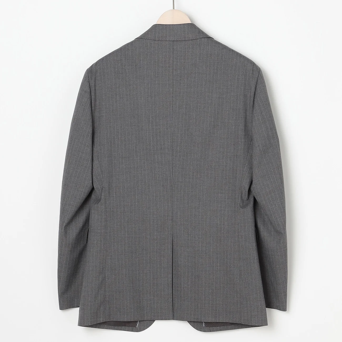 Washable Stretch Stripe Suit - Light Gray - Image 3