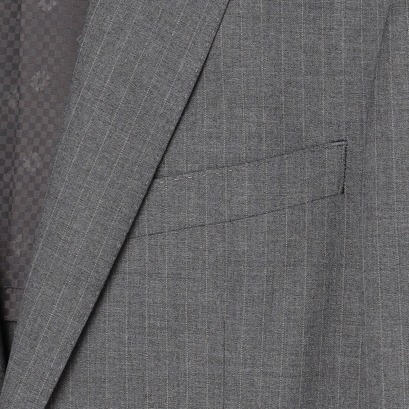 Washable Stretch Stripe Suit - Light Gray - Image 4