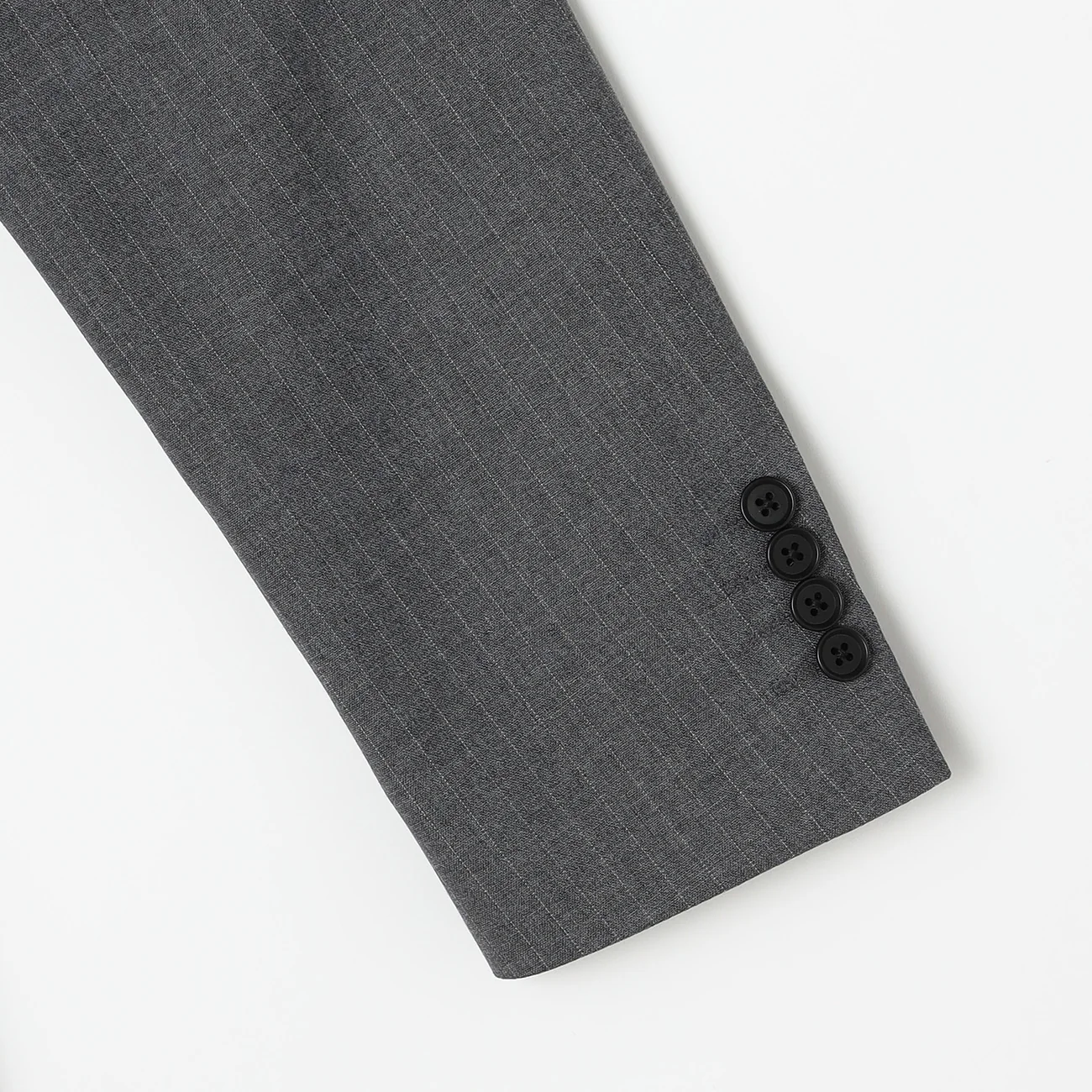 Washable Stretch Stripe Suit - Light Gray - Image 5