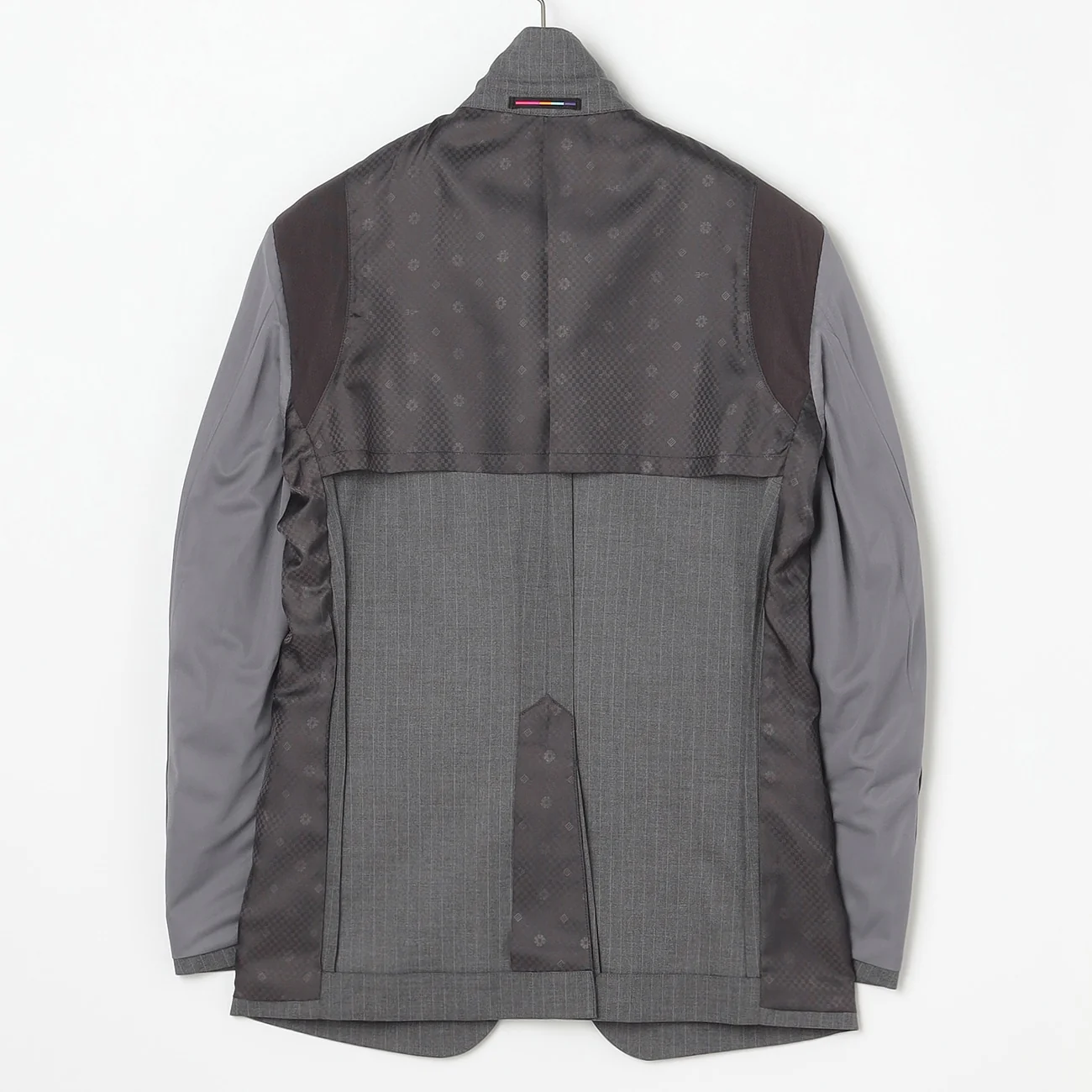 Washable Stretch Stripe Suit - Light Gray - Image 8