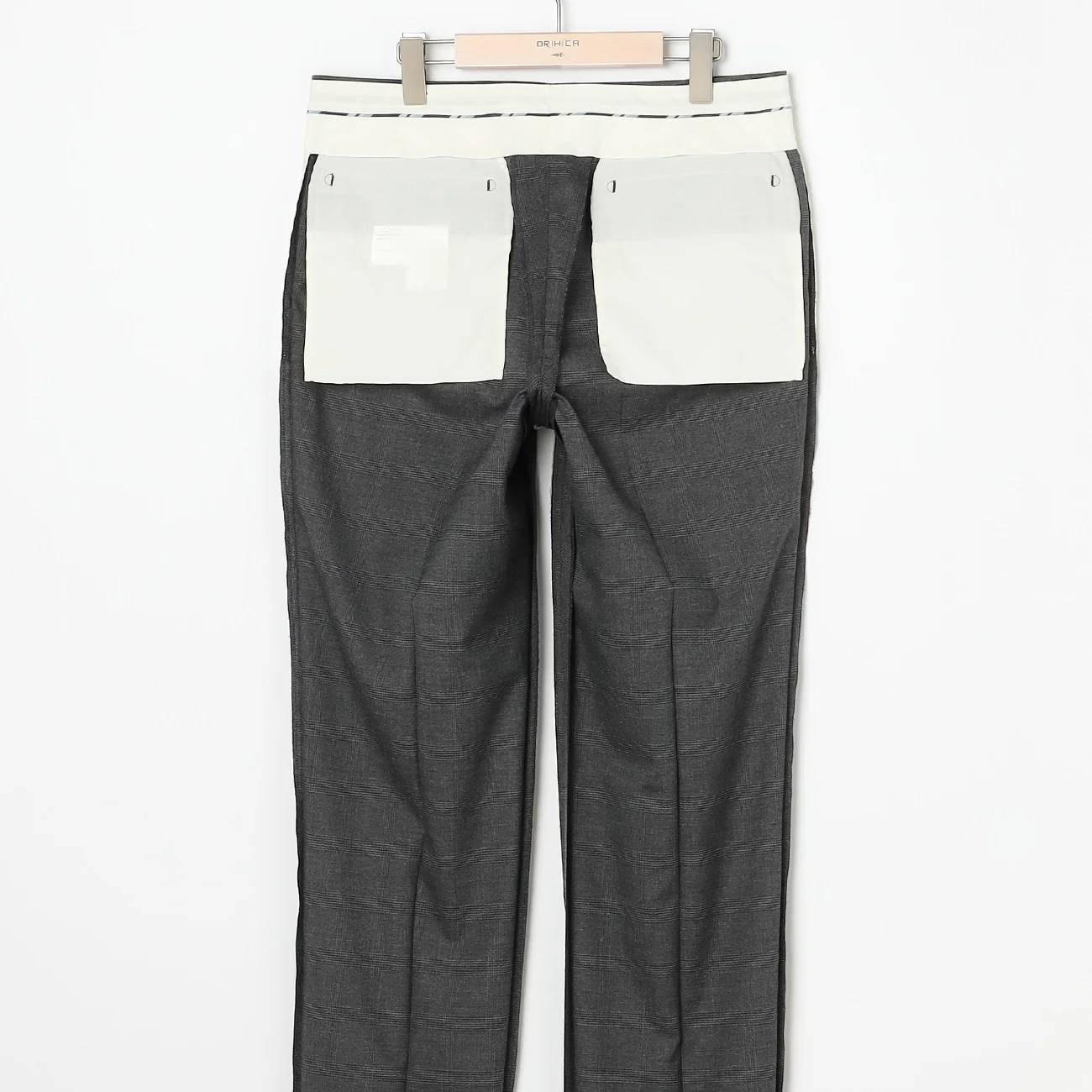 Washable Stretch Check Suit - Medium Gray - Image 13