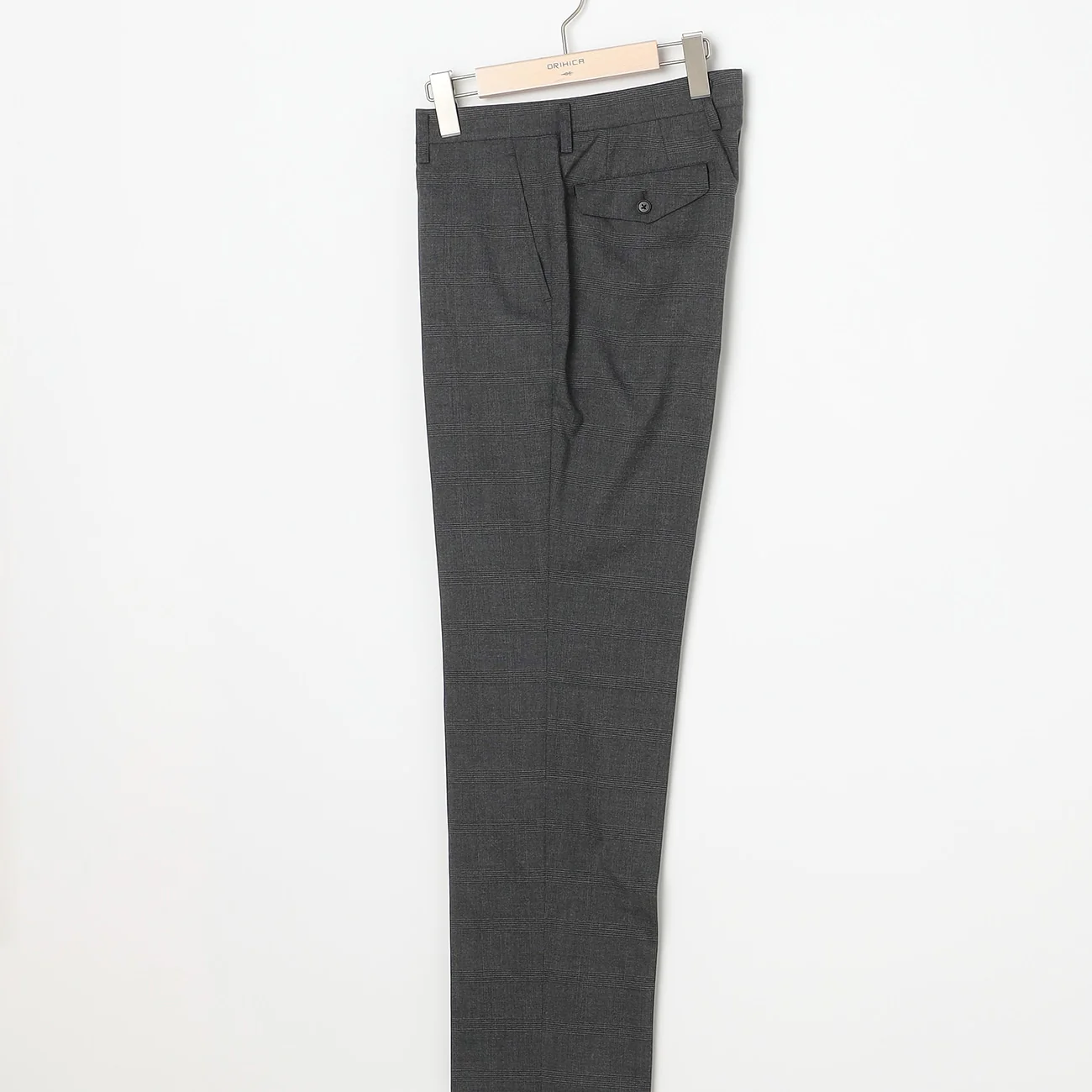 Washable Stretch Check Suit - Medium Gray - Image 9