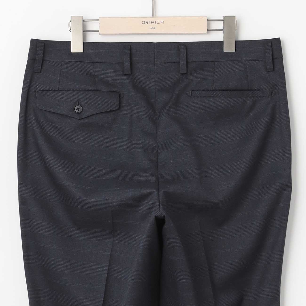 Smart Tech Check Suit - Navy - Image 11