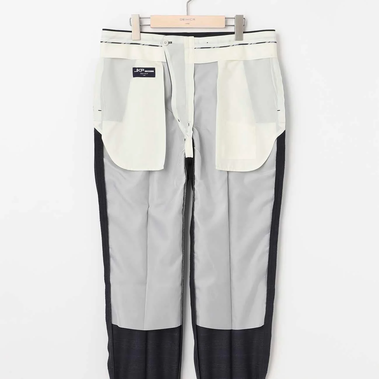 Smart Tech Check Suit - Navy - Image 12