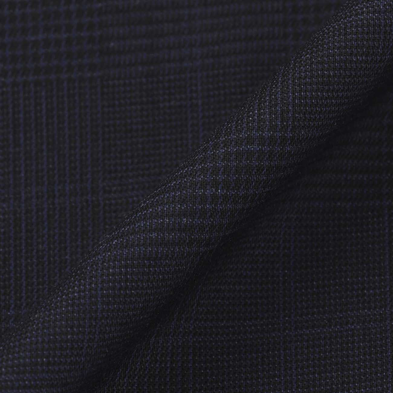 Smart Tech Check Suit - Navy - Image 14