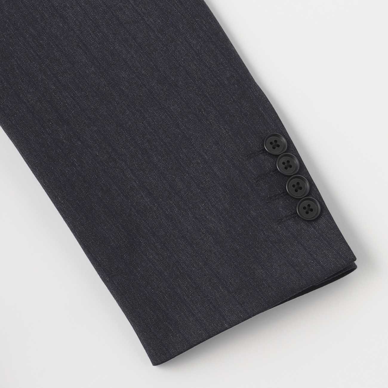 Smart Tech Stripe Suit - Navy - Image 5